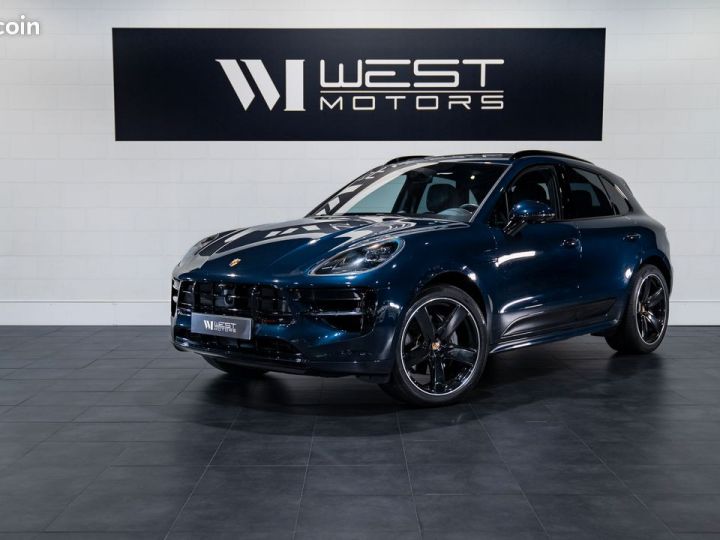 Porsche Macan S V6 354 – Immat France 60 000 d’options SportDesign PASM Echap. Sport Chrono PDLS+ Burmester 895EMOIS Bleu - 1