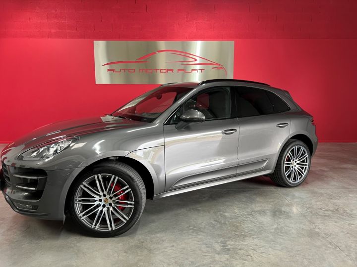 Porsche Macan TURBO, Malus Payé, TVA Récupérable. Gris - 1