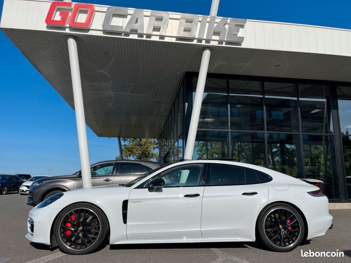 Porsche Panamera 2.9 V6 560ch 4S E-Hybrid Garantie 6 ans Toit Ouvrant PSE BOSE Chrono Camera Matrix ATH Keyless 22P 1199-mois Blanc - 2