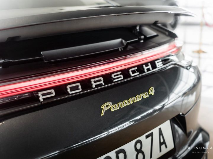 Porsche Panamera 4 E-Hybride 460ch PLATINIUM GARANTIE Gris Volcano - 5