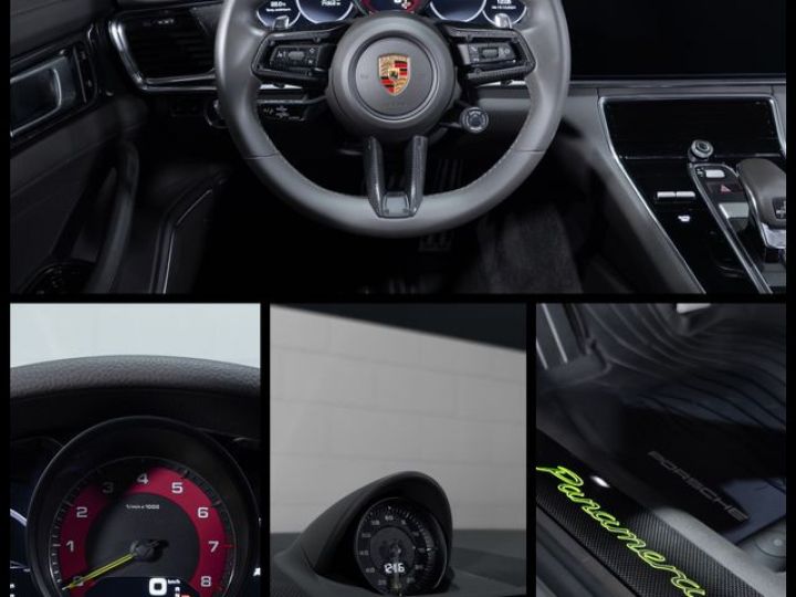 Porsche Panamera 4S E-Hybrid 560 – 1°Main Française Roues Ar. Dir. Echapp. Sport Chrono PDLS+ Carbone Bose TVA 1191EMOIS Gris - 9