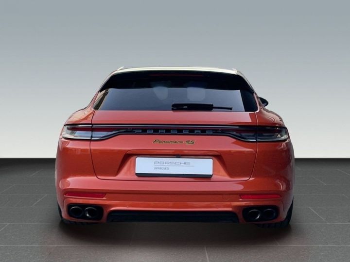 Porsche Panamera 4S E-Hybrid 560Ch Sport Turismo Toit Pano BOSE Alarme Camera 360 Orange Métallisé - 16