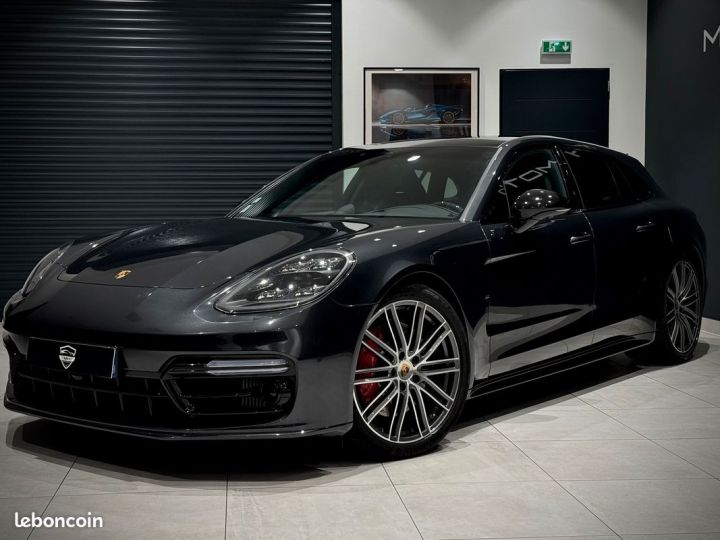 Porsche Panamera II SPORT TURISMO GTS PERFORMANCE 4.0 V8 460 CH PDK 8 SportDesign ROUE DIRECTRICE CARBONE JA21 MATRIX SOFT CLOSE CAM360 TÊTE HAUT VOLANT FULL OPTIONS Gris - 1