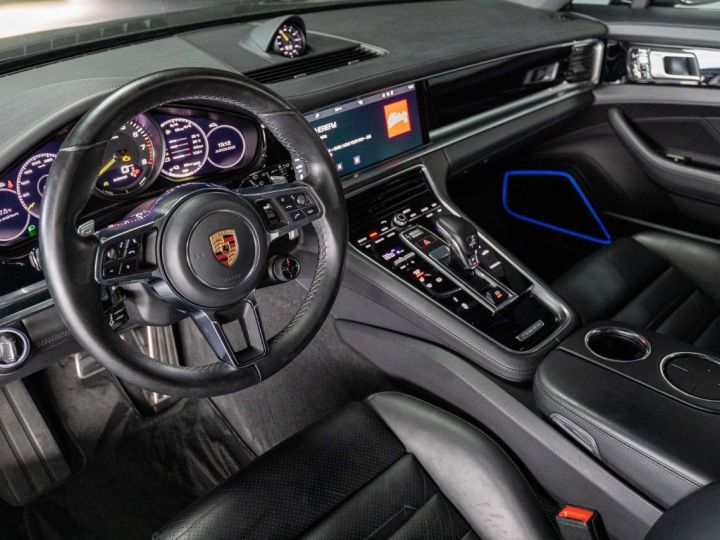 Porsche Panamera Sport Turismo 4 E-Hybrid - Toit Pano, Echap. Sport, Roues AR Directrices, SportDesign Noir, Bose, Caméra 360°, ... - Garantie 12 Mois Gris Quartz Métallisé - 15