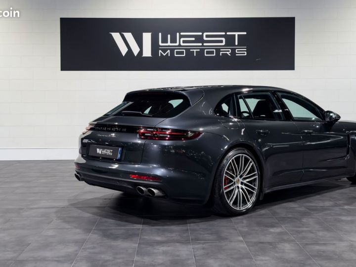 Porsche Panamera Turbo Sport Turismo V8 4.0 550 – Française 33K Options Roues ar. Direct. Chrono Echap. PDLS+ Burmester 961EMOIS Gris - 4