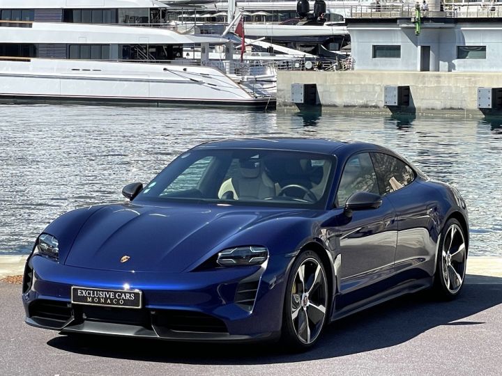 Porsche Taycan TURBO S 761 CV - MONACO Bleu Gentiane Metal - 1