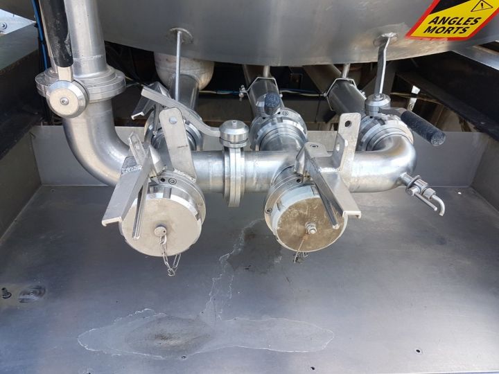 Remolque ETA Cisterna alimentaria SEMI-REMORQUE CITERNE INOX 25000 litres GRIS - 7