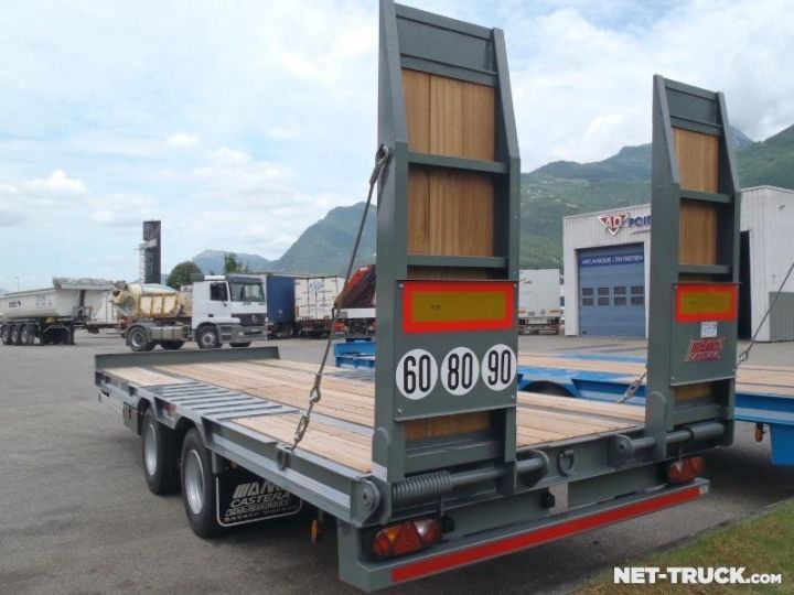 Remolque AMC Castera Gondola lleva maquinas RAL 7012 GRIS - 3