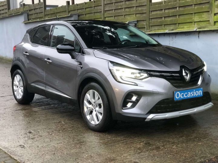 Renault Captur 1.0 TCe Intense Navi Camera Clim Appel CarPlay Gris Métallisé - 1