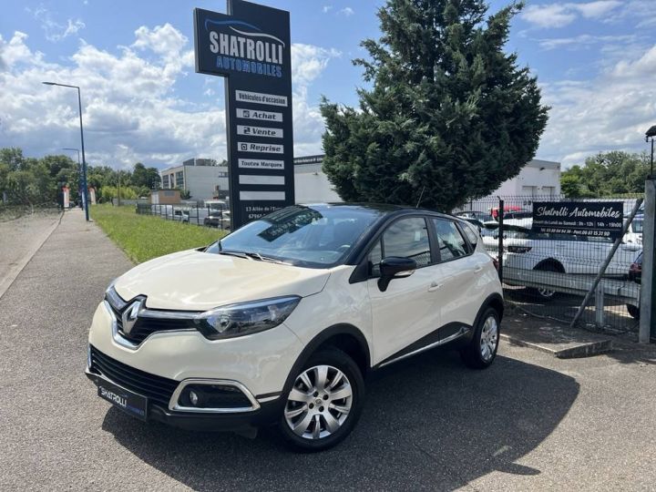 Renault Captur 1.5 dCi 90cv E6 Energy Intens 1erMain 61,000kms Clim Régulateur BLANC - 1