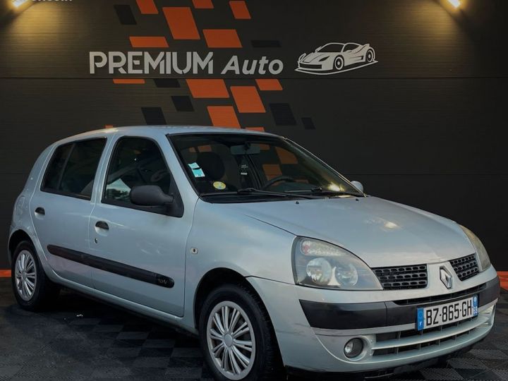 Renault Clio 2 1.2 16V 75 cv Authentique Climatisation Automatique Ct Ok 2026 Gris - 2