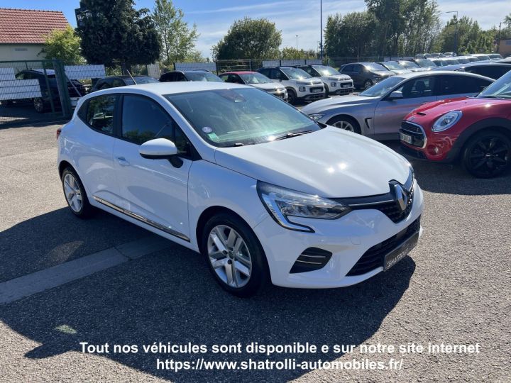 Renault Clio V 1.0 TCe 100ch Zen 1erMain 45,000Kms Clim Régulateur Prime a la conversion BLANC - 2