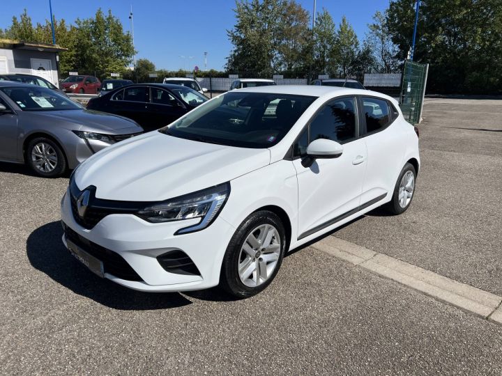 Renault Clio V 1.0 TCe 100ch Zen 1erMain 45,000Kms Clim Régulateur Prime a la conversion BLANC - 4