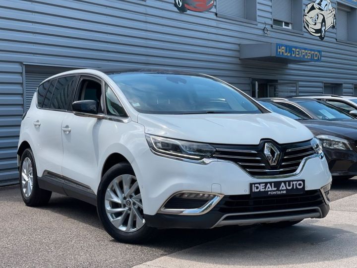 Renault Espace V 1.6 dCi 130ch Energy Life 7 Places Toit Panoramique LED Blanc - 1