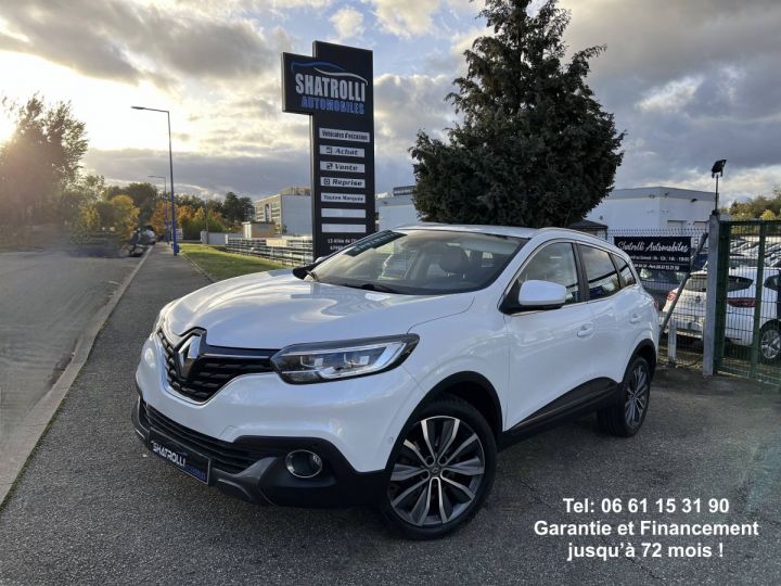 Renault Kadjar 1.2 TCe 130ch energy Intens 1erMain GPS Caméra BLANC - 1