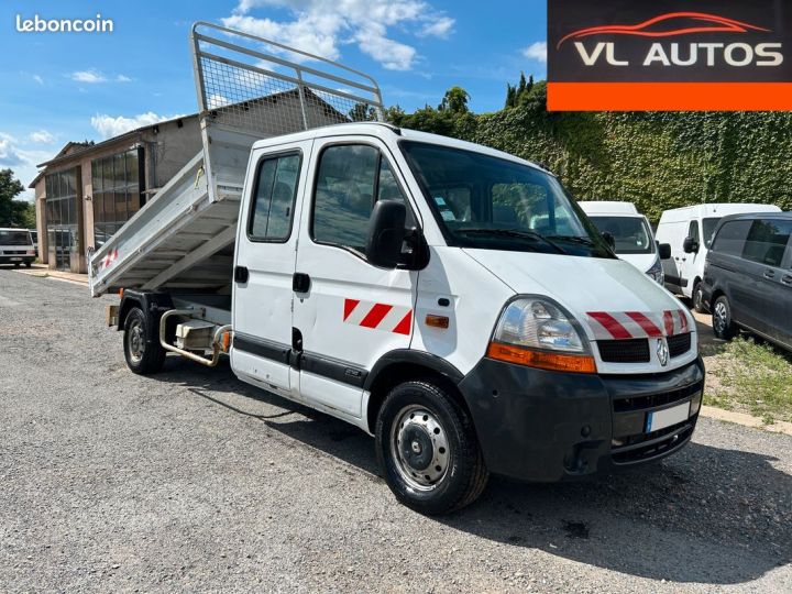 Renault Master Benne 3.0 DCI 136 cv Double Cabine 7 places 72300 km Blanc - 1