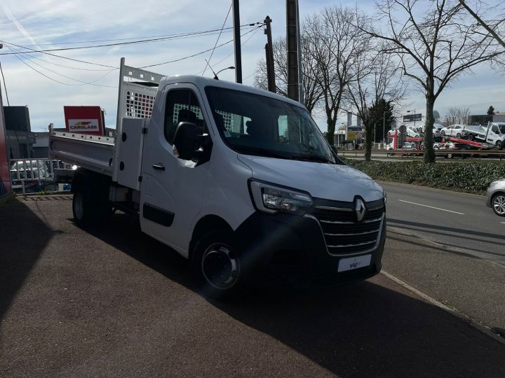 Renault Master Benne Gruau III ( H62 R3500 RJ L3 2.3 DCI 145 CH Coffre Intégré ) Pas D’écotaxe / Pas TVS / TVA Récupérable Blanc Vendu - 2