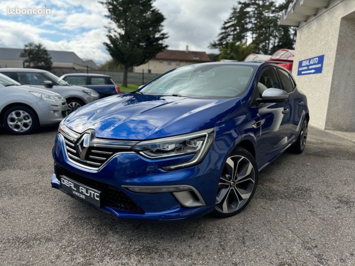 Renault Megane 1.3 TCe 140ch FAP GT-Line Bleu - 1