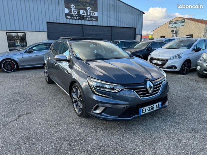 Renault Megane 1.6 dci 165 ch gt line toit ouvrant camera -card play- son bose Gris - 1