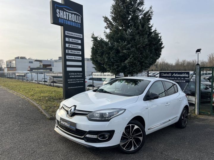 Renault Megane III 1.2 TCe 130ch Bose EDC Boîte Auto GPS Caméra Entretien BLANC - 1