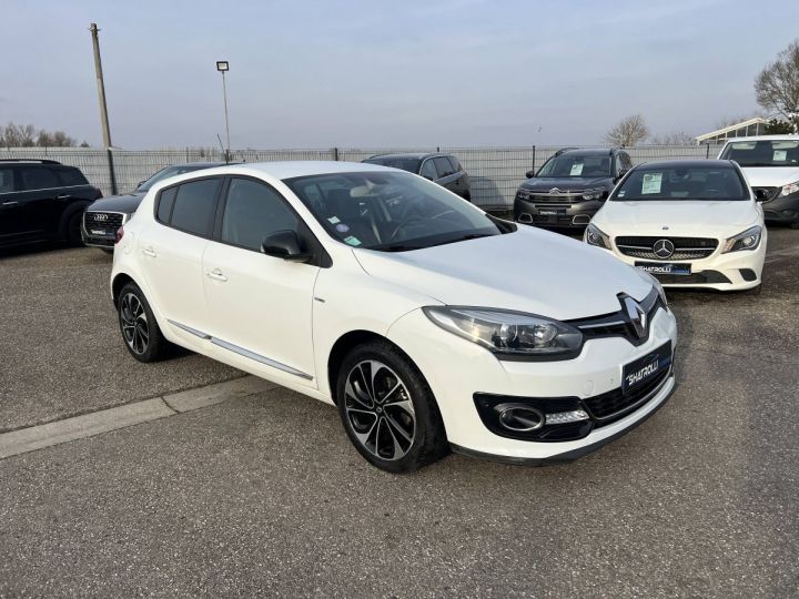 Renault Megane III 1.2 TCe 130ch Bose EDC Boîte Auto GPS Caméra Entretien BLANC - 2