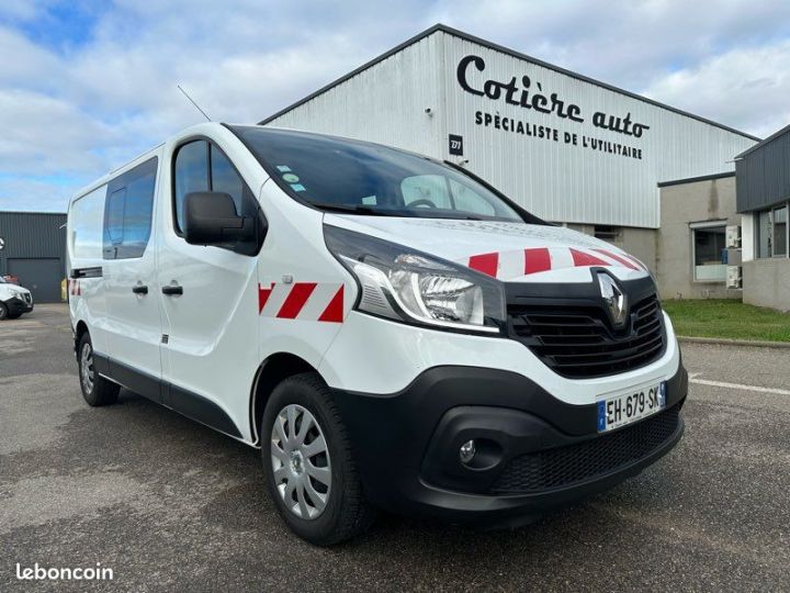 Renault Trafic 14990 ht 125cv cabine approfondie Blanc - 1