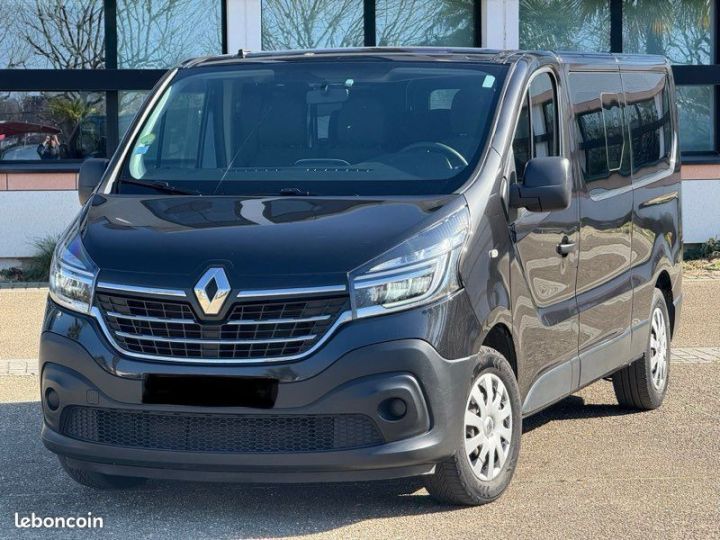 Renault Trafic 2,0dci 145cv BVA 9PLACE 11-2019 EXTRA LONG TVA Noir - 1