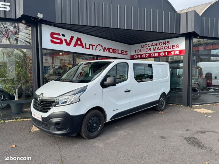 Renault Trafic Fg III (F82) L2H1 1200 1.6 dCi 145ch energy Cabine Approfondie Confort Euro6 Blanc - 1