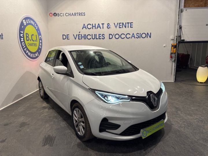 Renault Zoe E-TECH ZEN CHARGE NORMALE R110 ACHAT INTEGRAL - 21 Blanc - 2