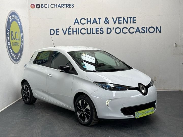 Renault Zoe INTENS CHARGE NORMALE CHARGE INTERGRAL R90 Blanc - 4