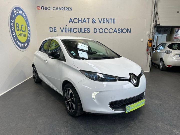 Renault Zoe INTENS CHARGE NORMALE R90 ACHAT INTEGRAL Blanc - 2