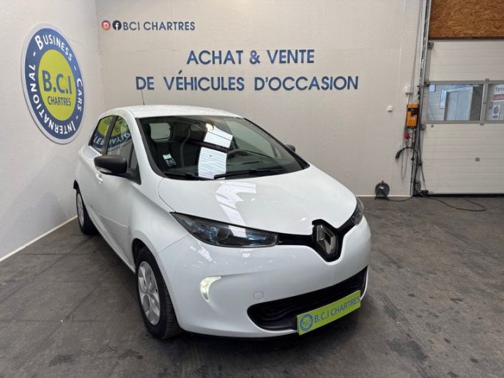 Renault Zoe SOCIETE 2 PLACES LIFE CHARGE NORMALE R90 MY19 location de batterie Blanc - 2