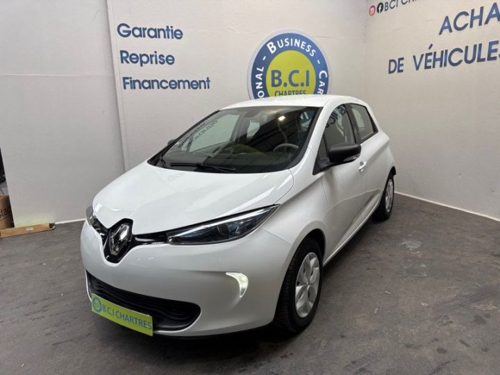 Renault Zoe SOCIETE 2 PLACES LIFE CHARGE NORMALE R90 MY19 location de batterie Blanc - 3