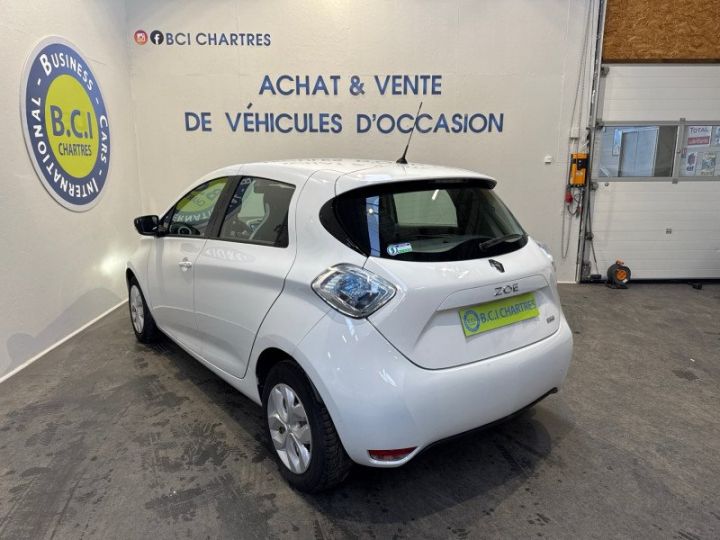 Renault Zoe SOCIETE LIFE CHARGE NORMALE R75 Location Batterie Blanc - 4