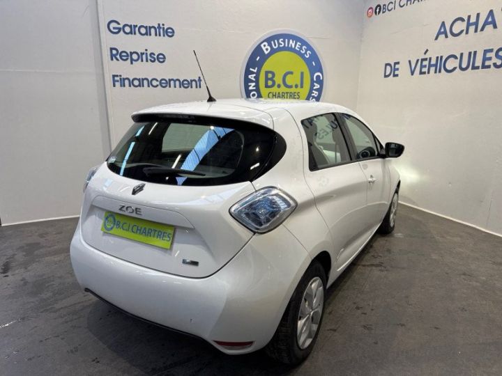 Renault Zoe SOCIETE LIFE CHARGE NORMALE R75 Location Batterie Blanc - 5