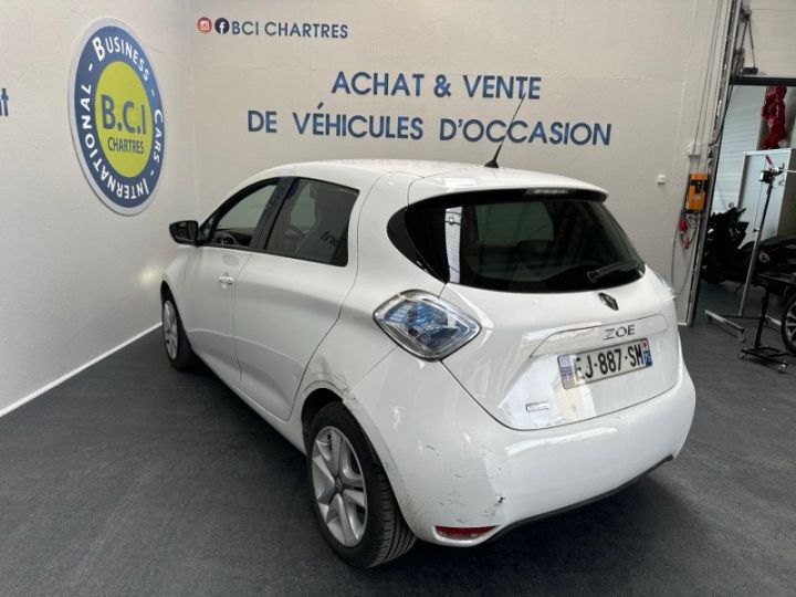 Renault Zoe ZEN CHARGE NORMALE R90 ACHAT INTEGRAL Blanc - 3