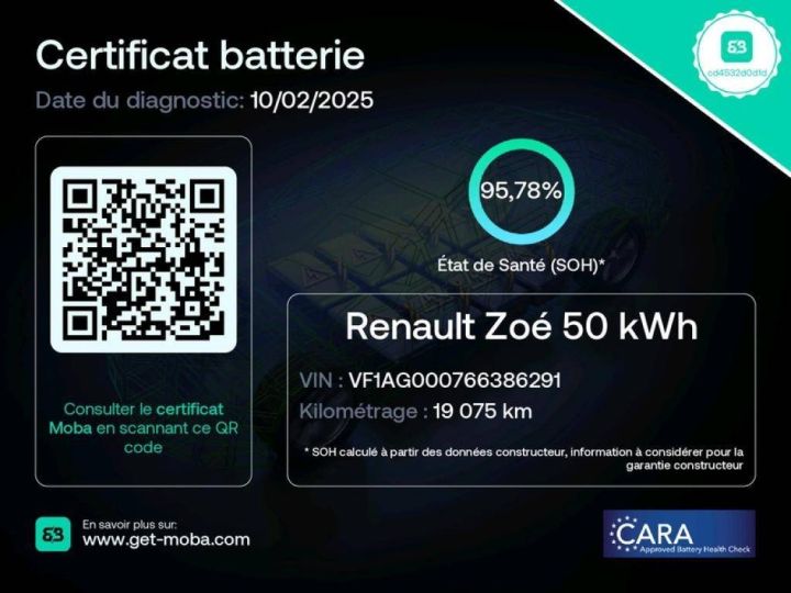 Renault Zoe Zoé Phase 2 R110 Business 52kWh Bva  - 5