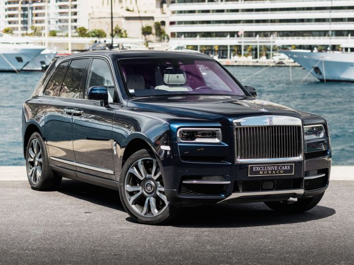 Rolls Royce Cullinan 6.8 V12 BI-TURBO 571 CV - MONACO Bleu Midnight Sapphire Métal - 3