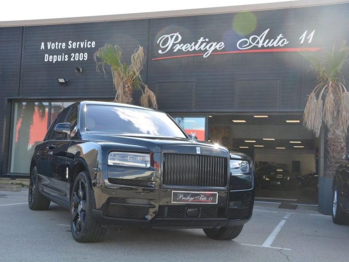 Rolls Royce Cullinan W12 Carte Grise France COE Payé ORIGINE MONACO Sort de révision LOA 3 206 Euros/mois Noir - 2