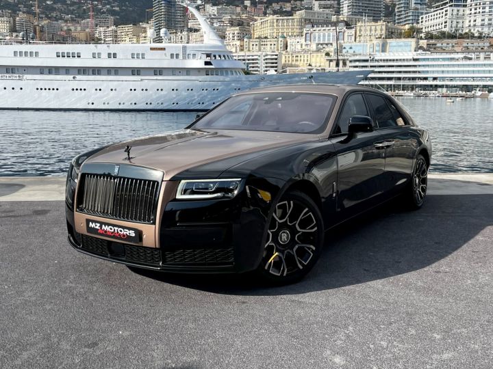 Rolls Royce Ghost BLACK BADGE V12 600 CV - CONFIGURATION UNIQUE Black Diamond / Petra Gold Occasion - 3