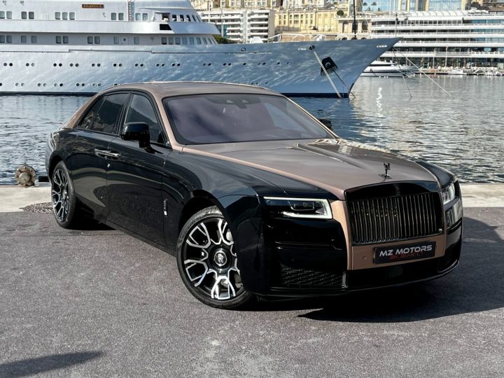 Rolls Royce Ghost BLACK BADGE V12 600 CV - CONFIGURATION UNIQUE Black Diamond / Petra Gold Occasion - 7