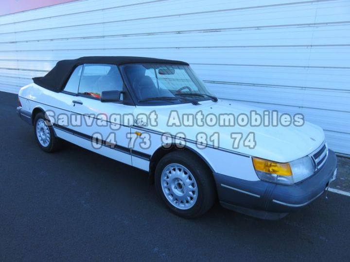 Saab 900 turbo blanche - 1