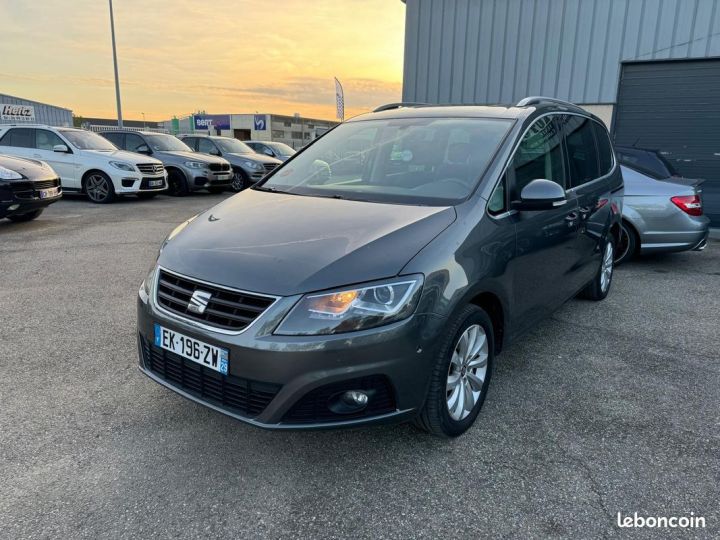 Seat Alhambra 2.0 tdi 150 ch prenium 7 places toit pano gps -led camera cuir Gris - 2