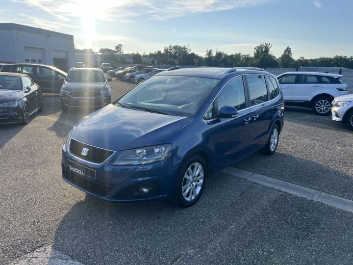 Seat Alhambra II 2.0 TDI 140ch 7Places 4Kids Ecomotive Style 1erMain GPS Caméra DistriNEUF BLEU FONCE - 4