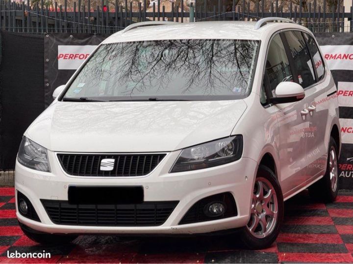 Seat Alhambra III 2.0 TDi 140CV 4Motion 7 Places annee 05-2013 167.000KM a 10490 euro Blanc - 1