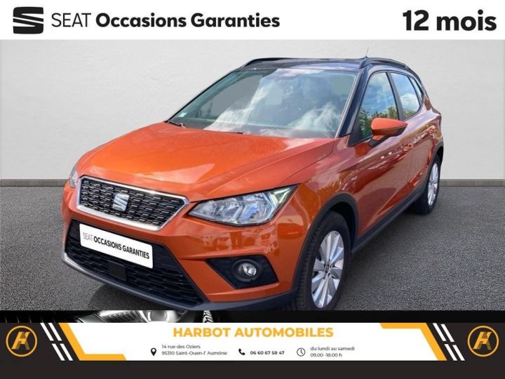 Seat Arona 1.0 tgi 90 ch start/stop bvm6 style business Orange - 1