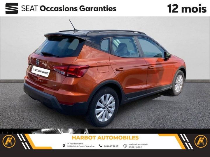 Seat Arona 1.0 tgi 90 ch start/stop bvm6 style business Orange - 2