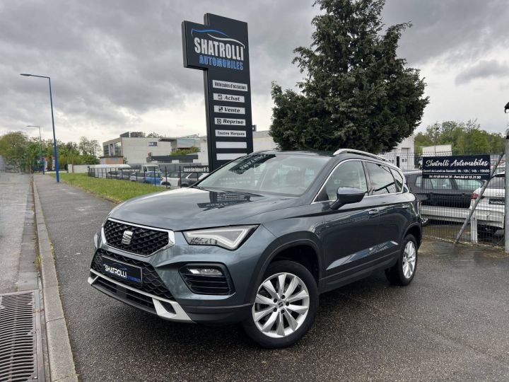 Seat Ateca 2.0 TDI 150ch S&S DSG7 BoîteAuto GPS Caméra CarPlay GRIS FONCE - 1