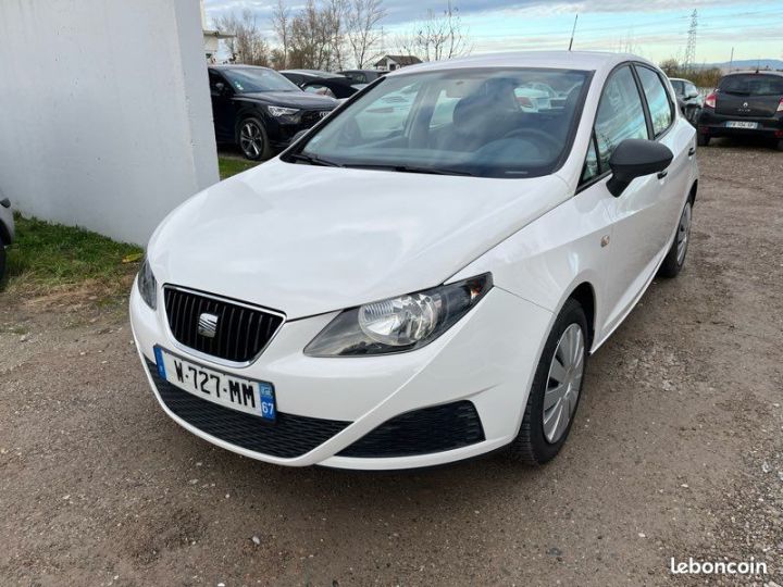 Seat Ibiza 1.4L 16V 85cv, climatisation, 5cv Blanc - 1