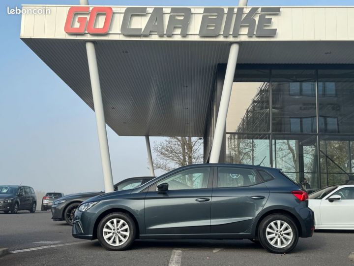 Seat Ibiza TDI 95 Style Garantie 6 ans GPS Clim auto CarPlay Radars Régulateur 289-mois Gris - 5